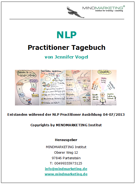 Deckblatt NLP Practitioner Tagebuch